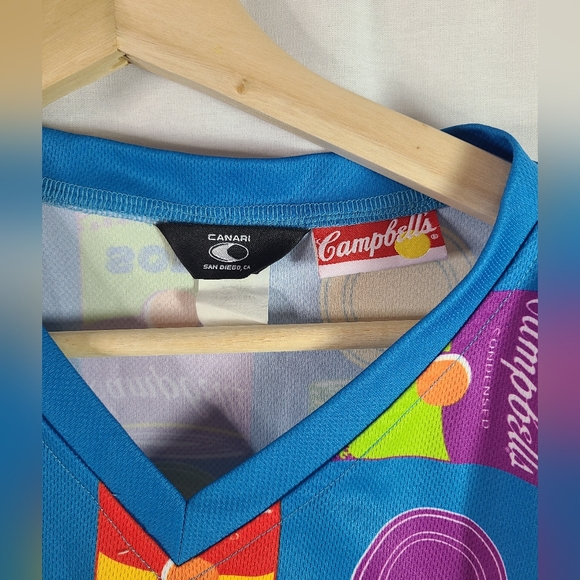 Canari cycling jersey - Campbell's soup printed- Size small women's - Picture 5 of 5